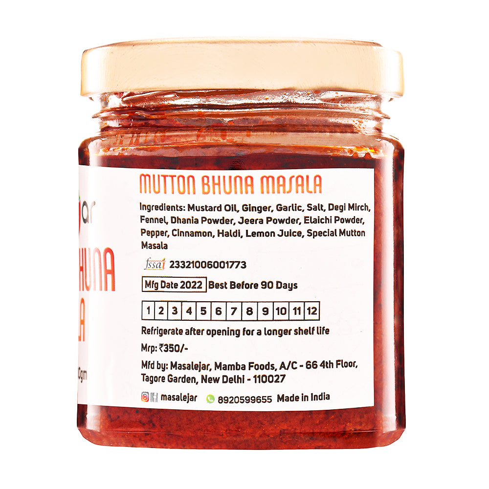 Masalejar Mutton Bhuna Masala 200gm (Serves 4-5)