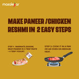 Masalejar Reshmi Marinade | Ready to Cook Spice Mix | Just Mix & Cook | Paneer Masala | Chicken Masala | Chicken Malai Tikka (Pack of 1 X 100 Gram)
