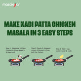 Masalejar Kadi Patta Chicken Masala | Ready to Cook Spice Mix | Chicken Masala | Kadi Patta | Just Mix & Cook | No MSG | (Pack of 1X200gm)