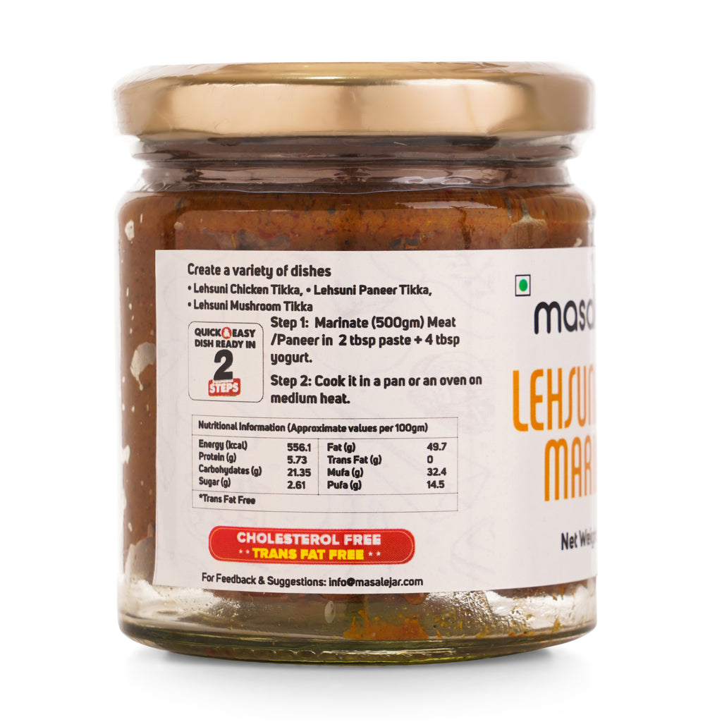 Masalejar Lehsuni Tikka Marinade 200gm (Serves 4-5)