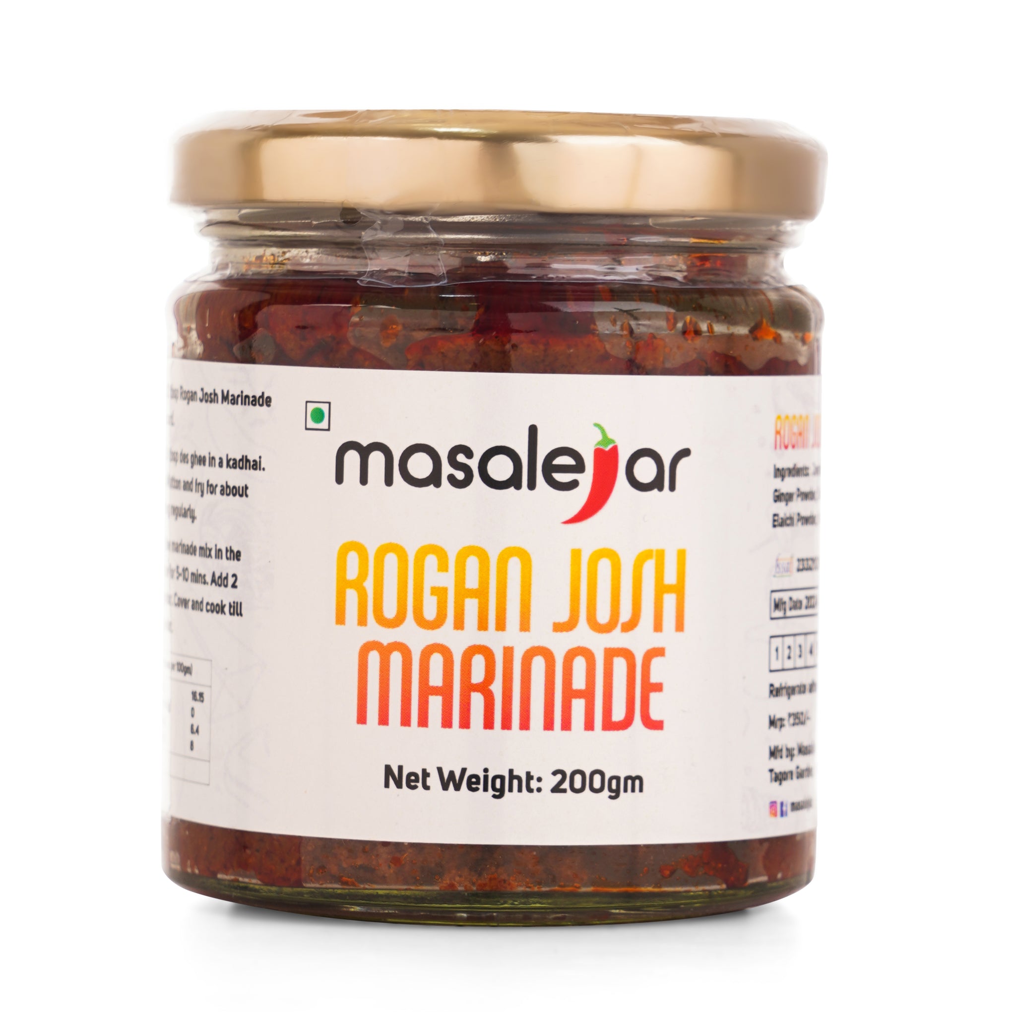 Masalejar Kashmiri Rogan Josh Masala Marinade 200gm (Serves 4-5)