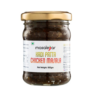 Masalejar Kadi Patta Chicken Masala | Ready to Cook Spice Mix | Chicken Masala | Kadi Patta | Just Mix & Cook | No MSG | (Pack of 1X100gm)