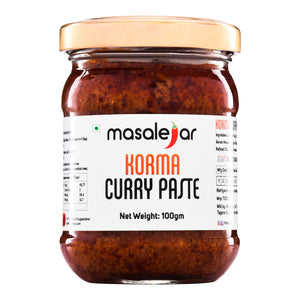 Masalejar Korma Curry Paste | Ready to Cook Spice Mix | Just Mix & Cook | Korma Masala | Chicken Masala | Chicken Korma Masala | Veg Korma Masala | Pack of 1X100gm