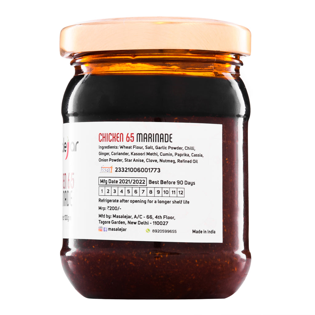 Masalejar Chicken 65 Marinade 100gm (Serves 2)
