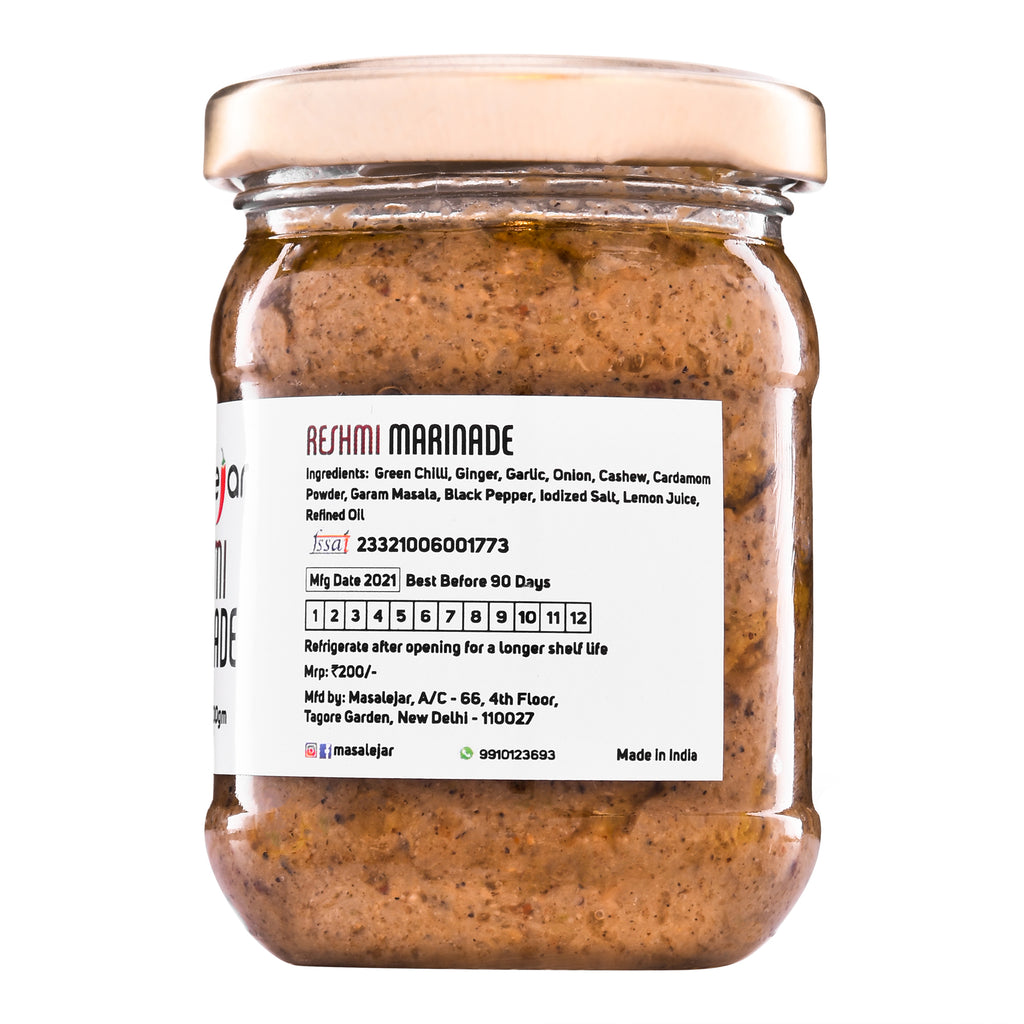 Masalejar Khansama Combo | Reshmi/Malai Tikka Marinade + Lababdar Curry Paste | Ready to Cook Spice Mix | Just Mix & Cook | Chicken Masala | Paneer Masala | Curry Masala (Pack of 2X100 Gram)