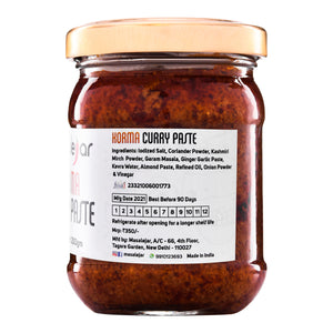 Masalejar Korma Curry Paste 100gm (Serves 2)