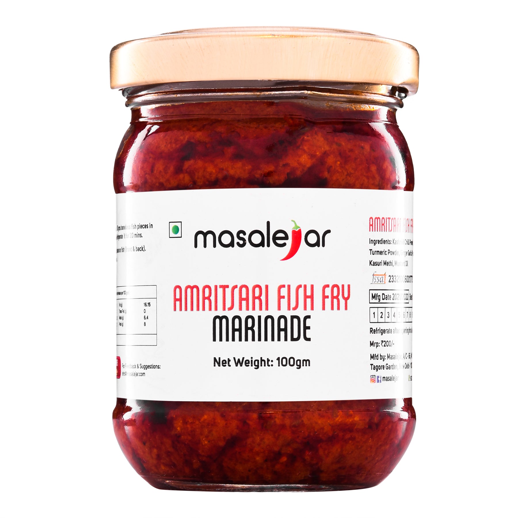 Masalejar Amritsari Fish Fry Marinade 100gm (Serves 2)