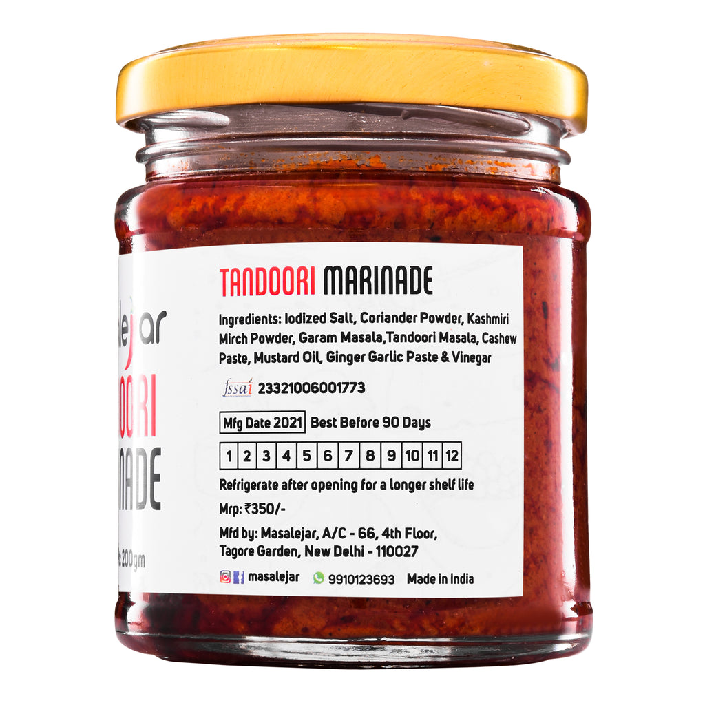 Masalejar Tandoori Marinade 200gm (Serves 4-5)