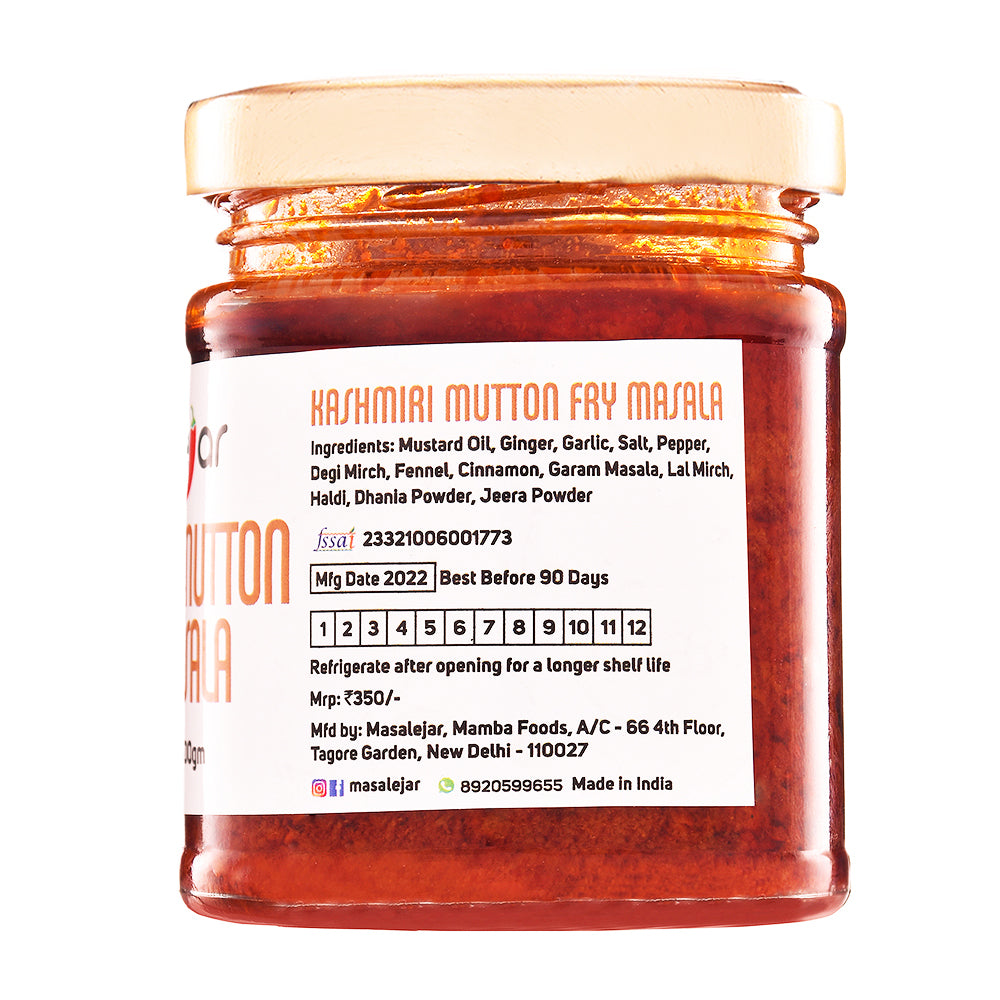 Masalejar Kashmiri Mutton Fry Masala 200gm (Serves 4-5)